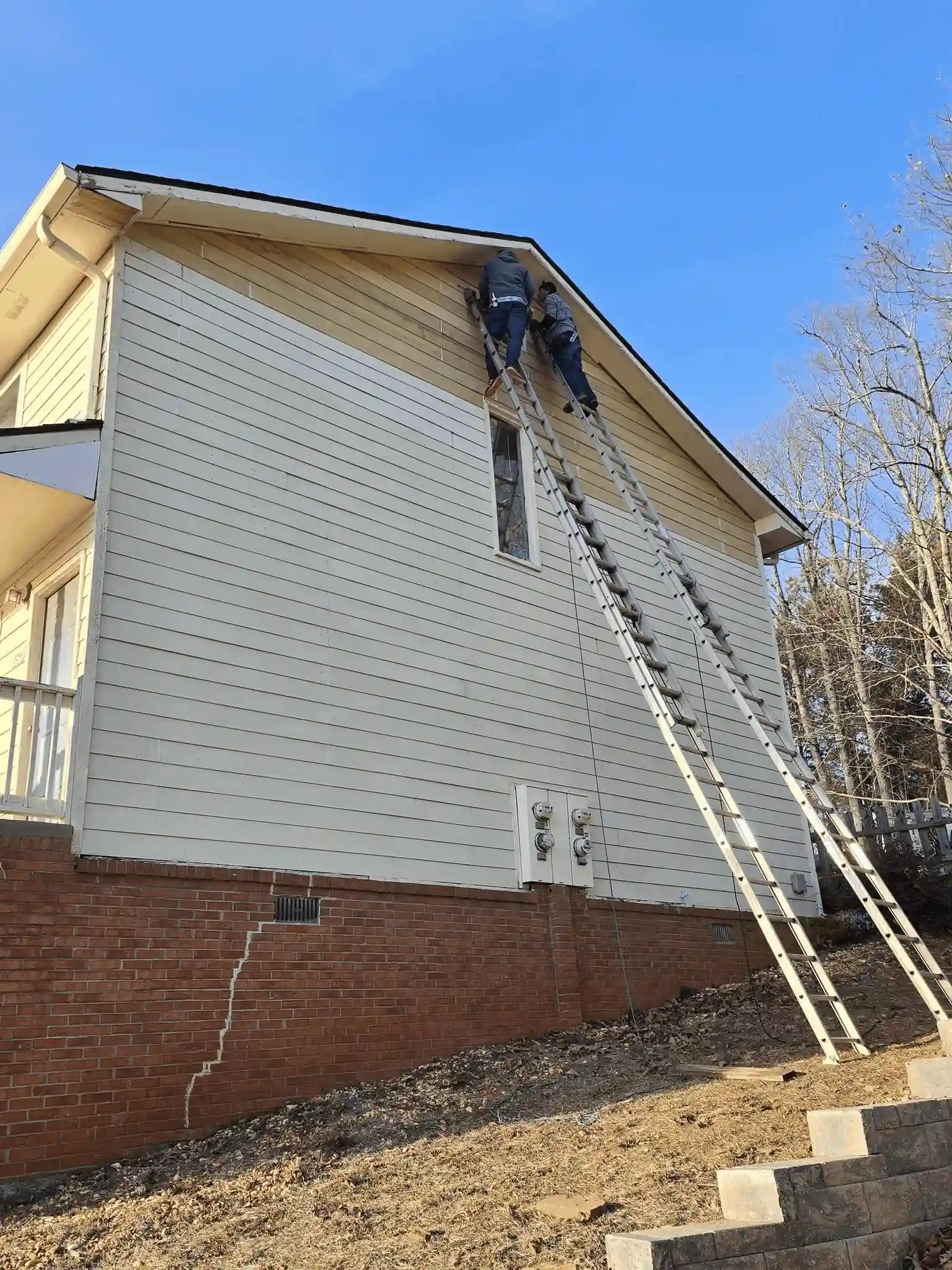 Aqua Pro Pressure Washing Team at Work